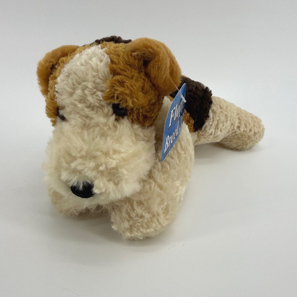 Vintage Fox Terrier Plush Dog 2002 Collection Golden Bear Co Floppy Breed Pups